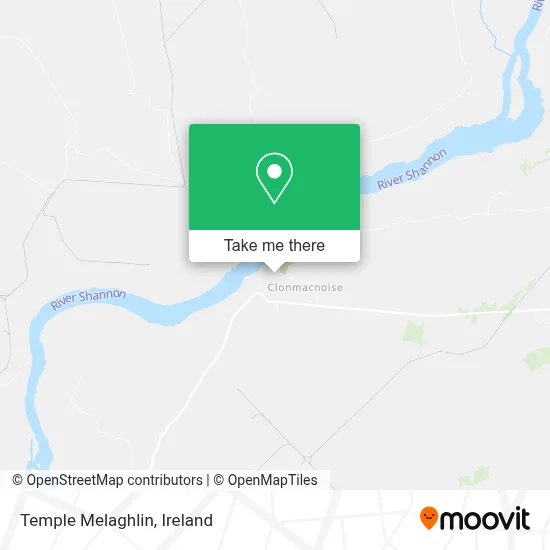 Temple Melaghlin map