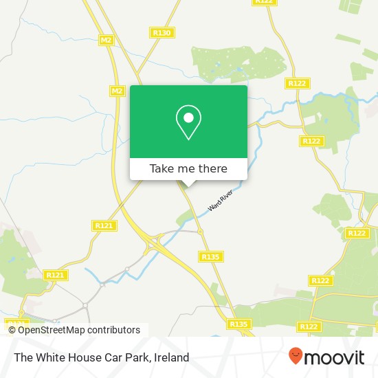 The White House Car Park map