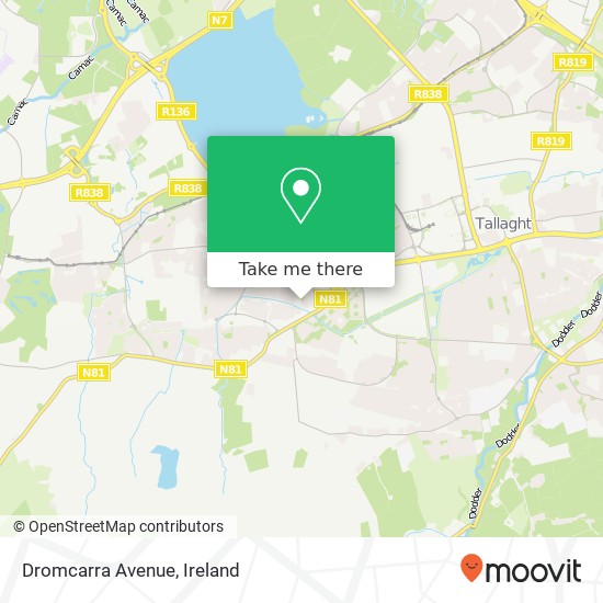 Dromcarra Avenue map