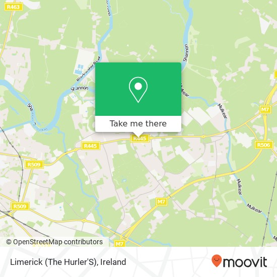 Limerick (The Hurler'S) map