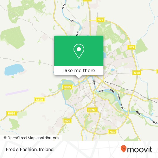 Fred's Fashion map