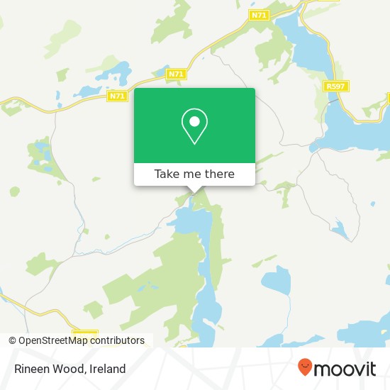 Rineen Wood map