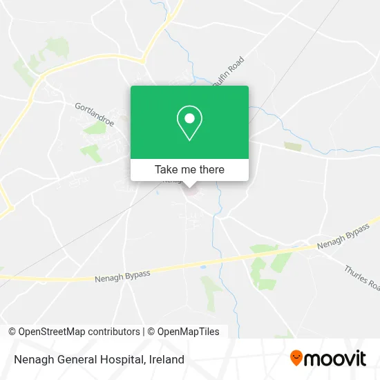 Nenagh General Hospital map