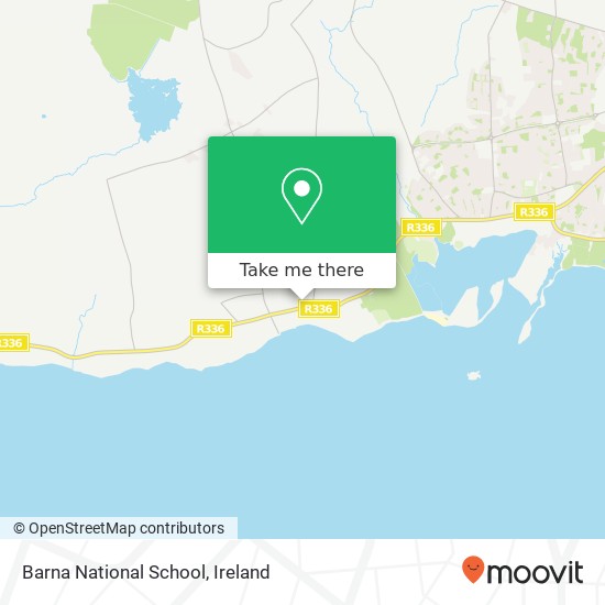 Barna National School map