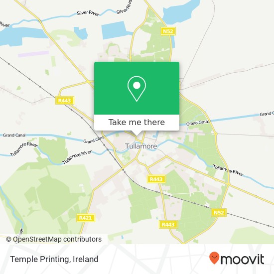Temple Printing map