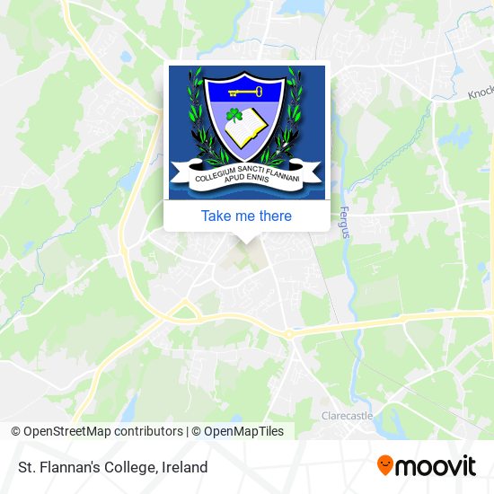 St. Flannan's College map