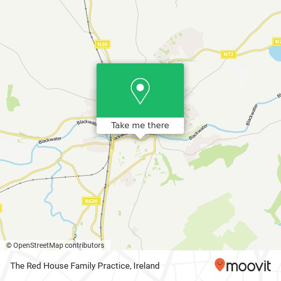 The Red House Family Practice map