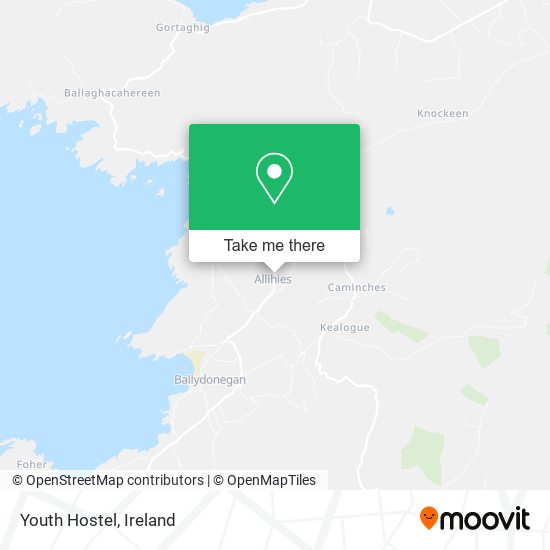 Youth Hostel map