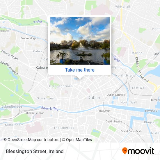 Blessington Street map