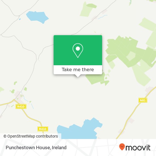 Punchestown House map