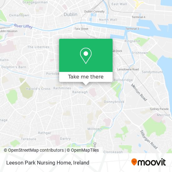 Leeson Park Nursing Home map