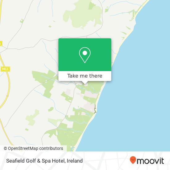 Seafield Golf & Spa Hotel map