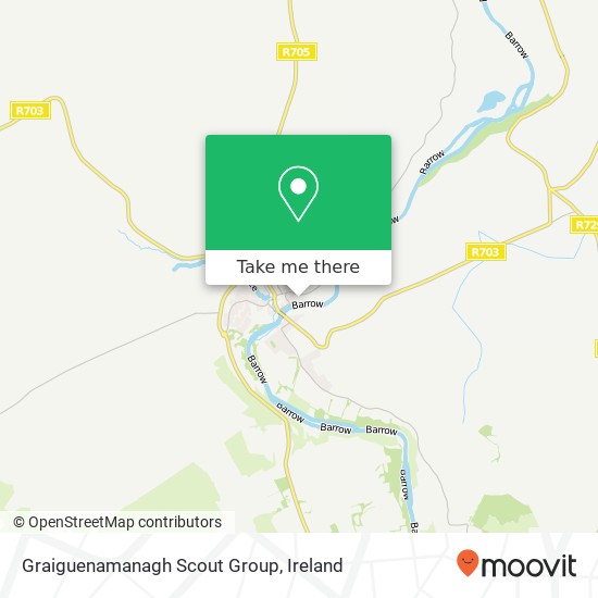Graiguenamanagh Scout Group map