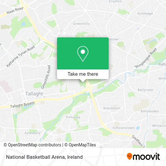 National Basketball Arena map