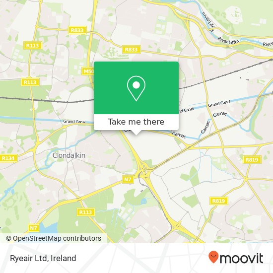 Ryeair Ltd map