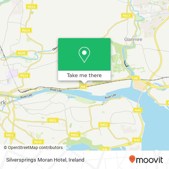 Silversprings Moran Hotel map