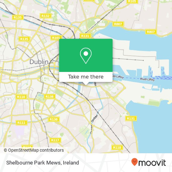Shelbourne Park Mews map