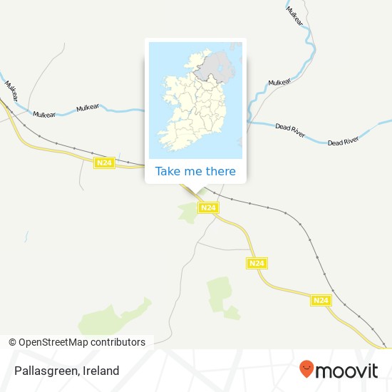 Pallasgreen map