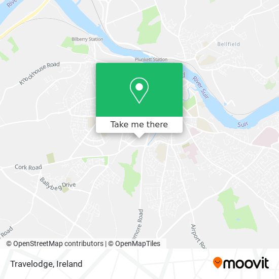 Travelodge map