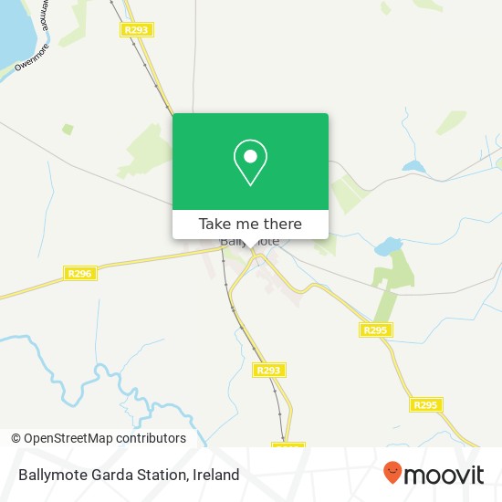Ballymote Garda Station map