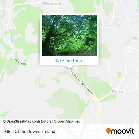 Glen Of the Downs map