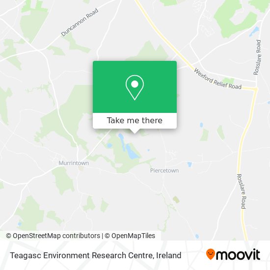 Teagasc Environment Research Centre map