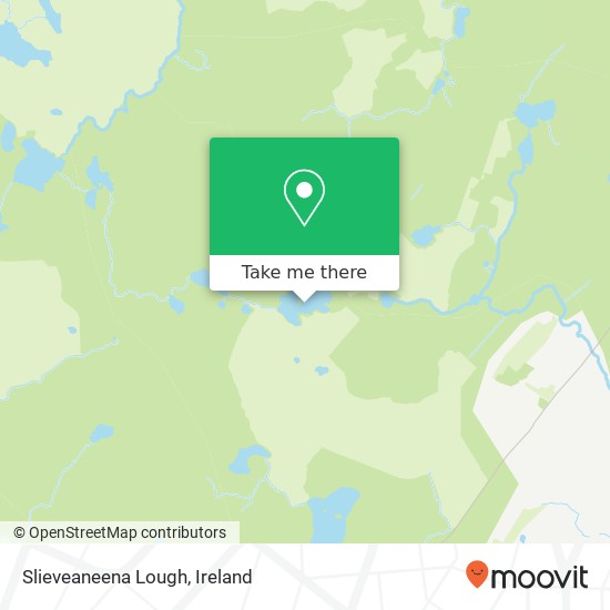 Slieveaneena Lough map