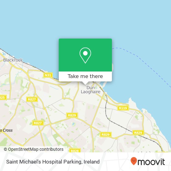 Saint Michael's Hospital Parking map