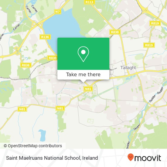 Saint Maelruans National School map