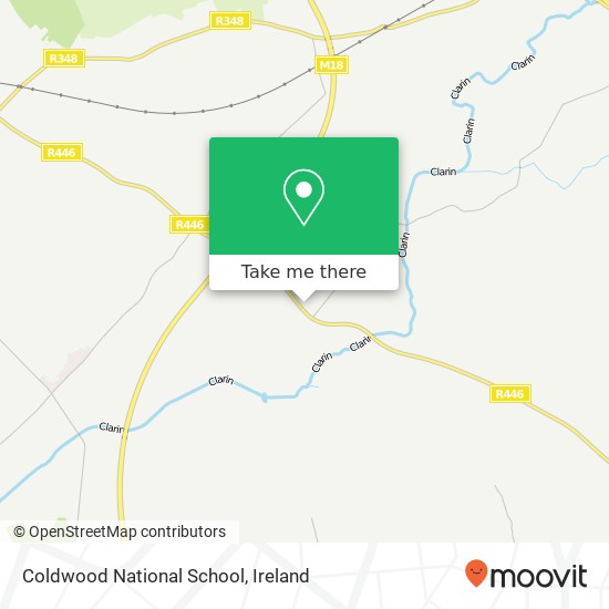 Coldwood National School map