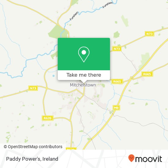 Paddy Power's map