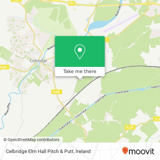 Celbridge Elm Hall Pitch & Putt map