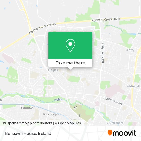 Beneavin House map
