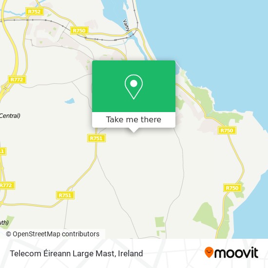 Telecom Éireann Large Mast map