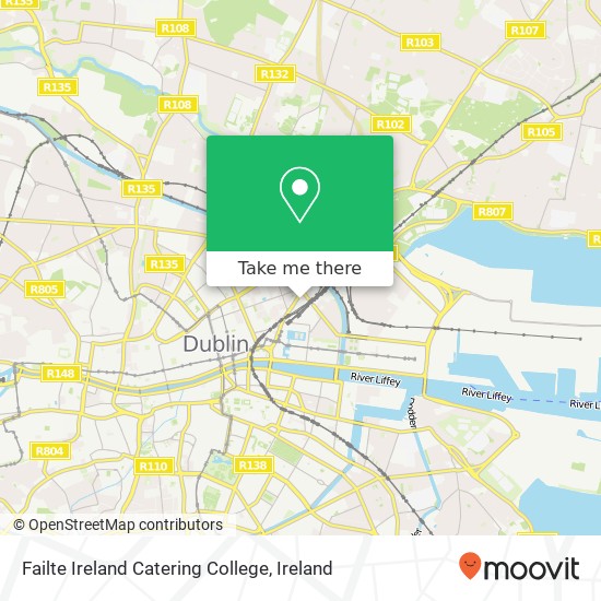 Failte Ireland Catering College map