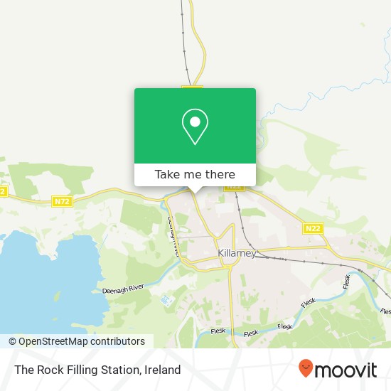 The Rock Filling Station map
