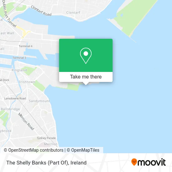 The Shelly Banks (Part Of) map