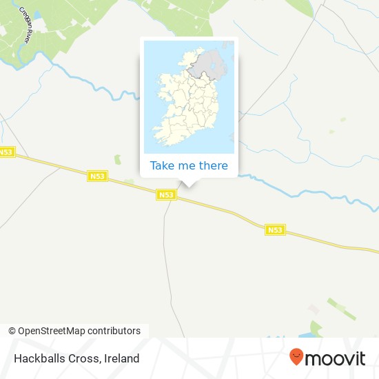 Hackballs Cross map