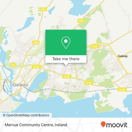 Mervue Community Centre map