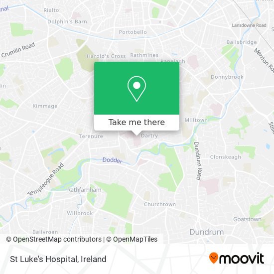 St Luke's Hospital map