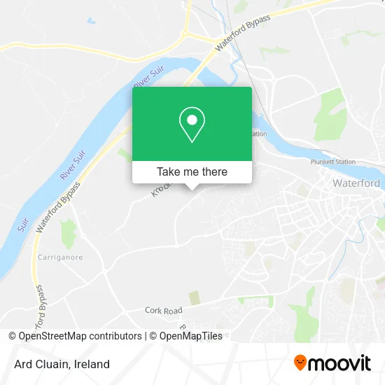 Ard Cluain map