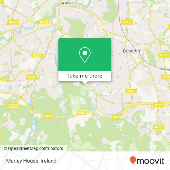Marlay House map