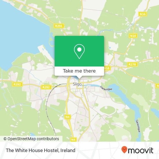 The White House Hostel map