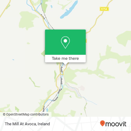 The Mill At Avoca map