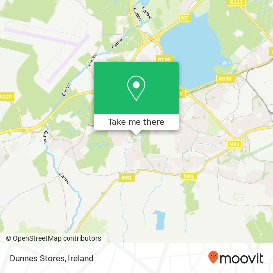 Dunnes Stores map