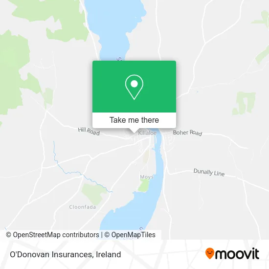 O'Donovan Insurances map