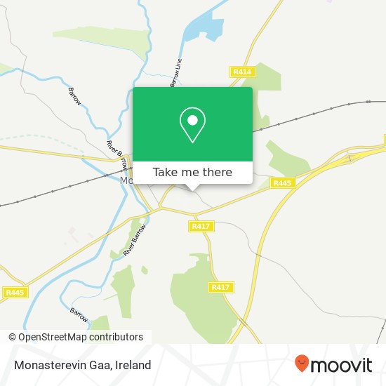 Monasterevin Gaa map