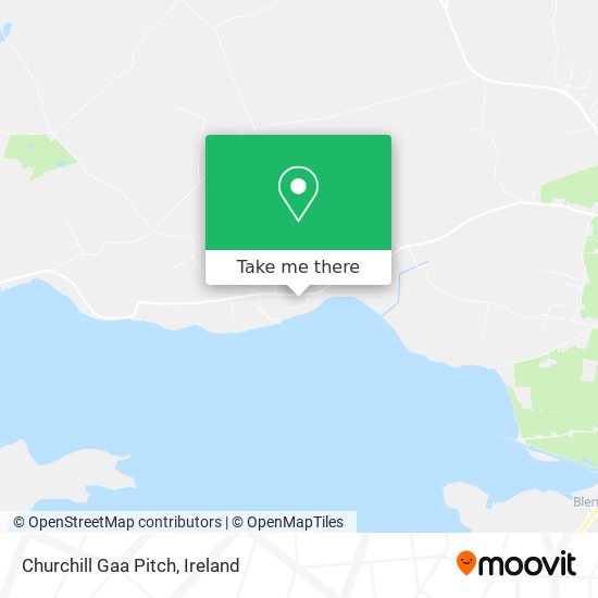Churchill Gaa Pitch map