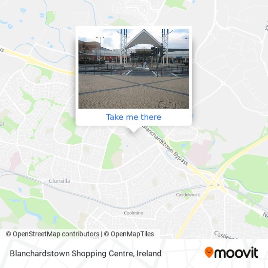Blanchardstown Shopping Centre plan