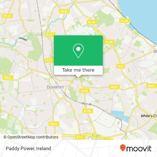 Paddy Power map
